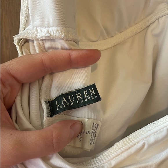 Ralph Lauren White Swimsuit - Picture 2 of 3